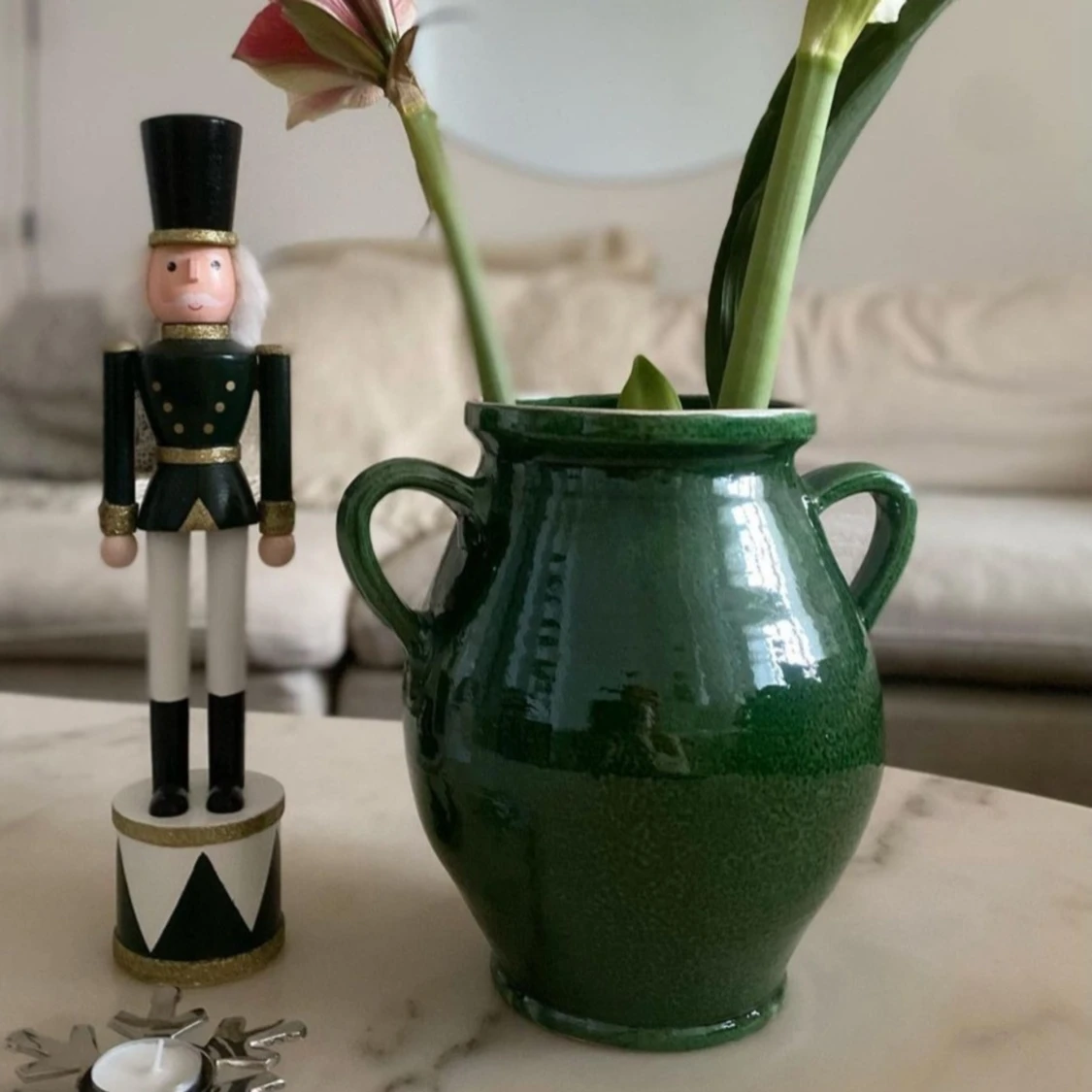 Grön urna vas kruka - 91