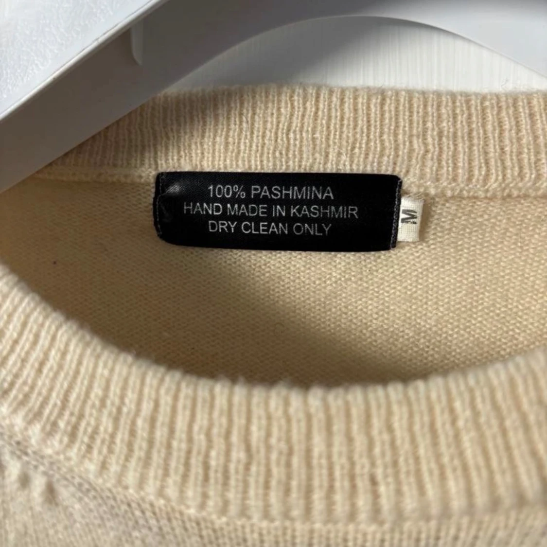 Kashmirtröja - Handgjord från Indien - 90