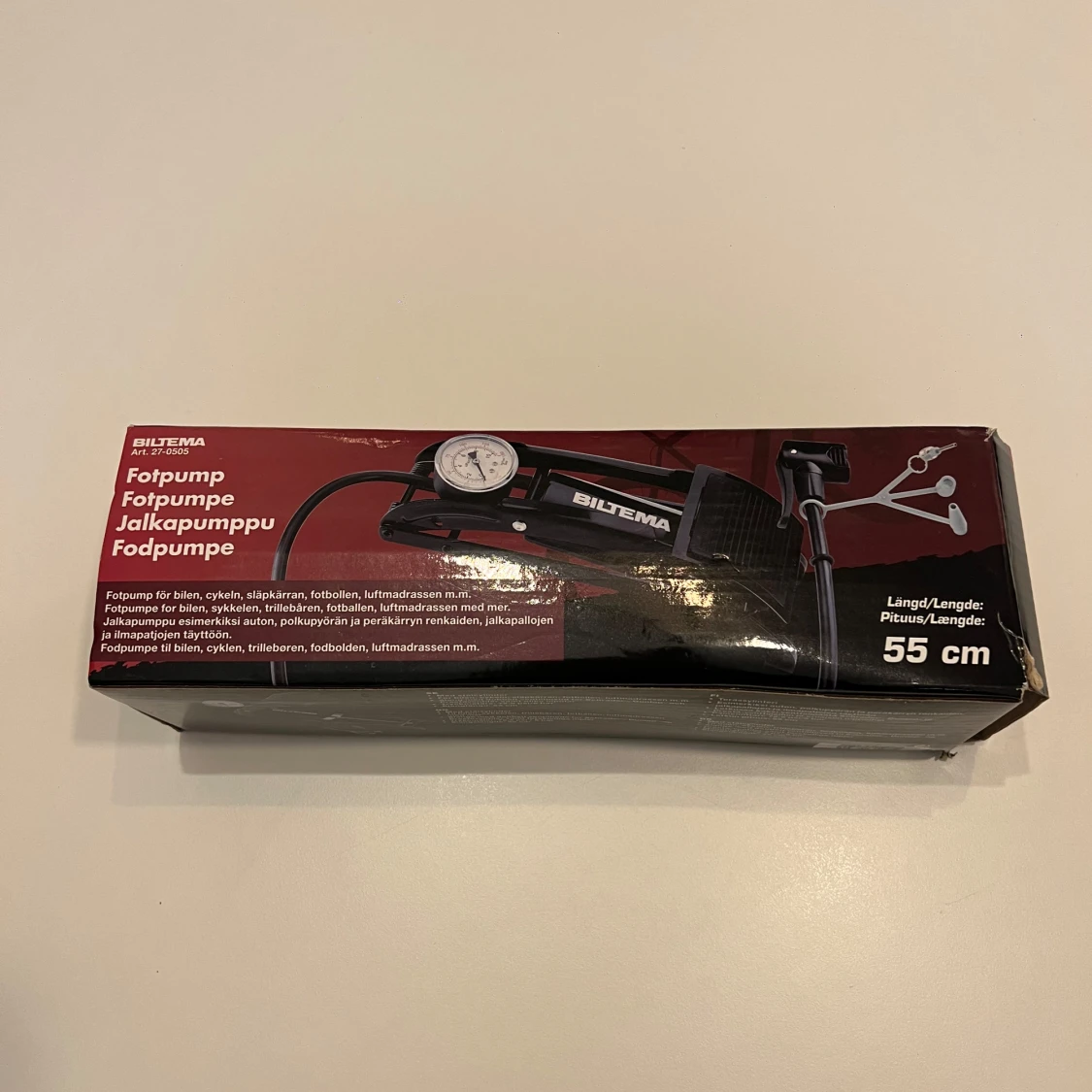 Fotpump/ cykelpump - 91