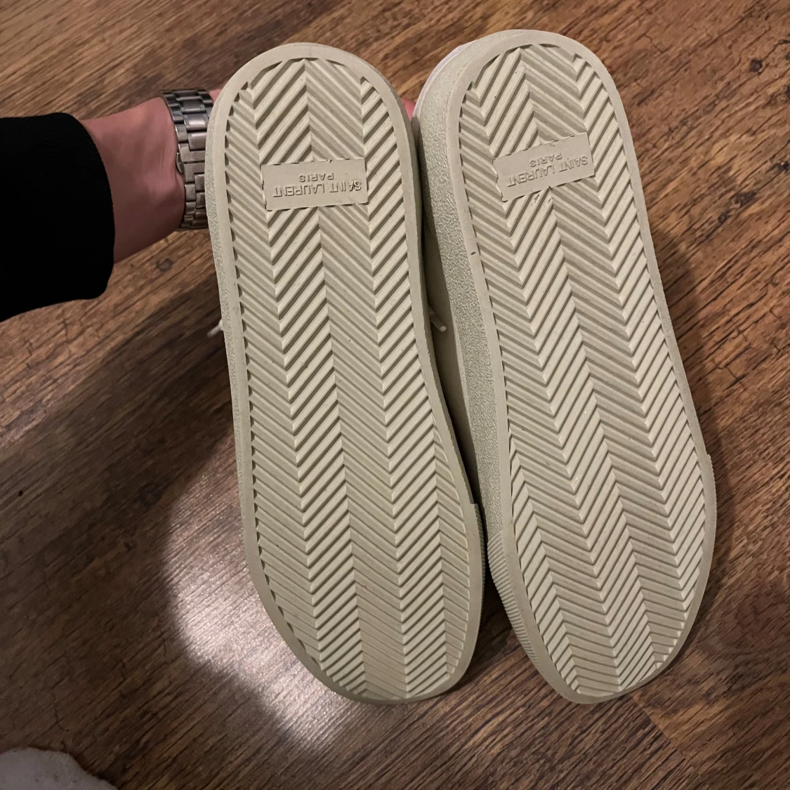 Yves, saint Laurent skor vita/beiga - 92