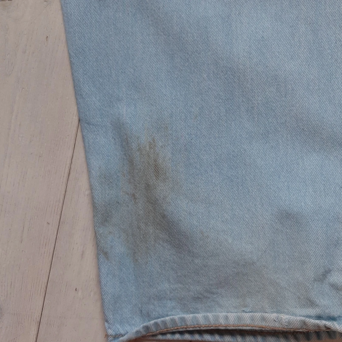 Ljusblåa baggy byxor - 91