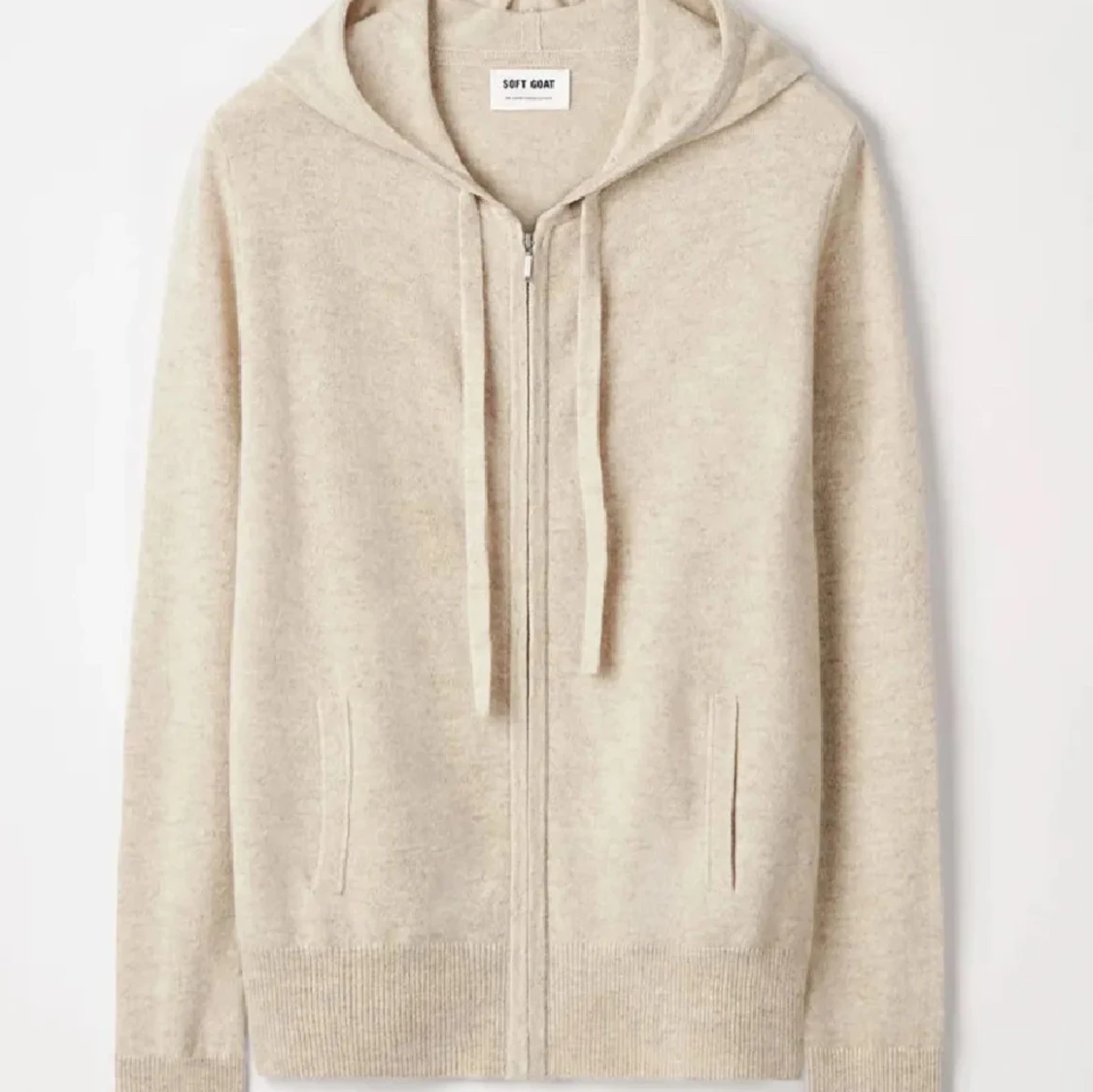 Soft goat zip up