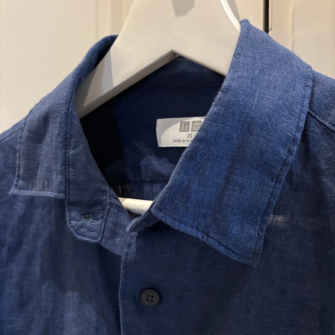 Blå linneskjorta - 91