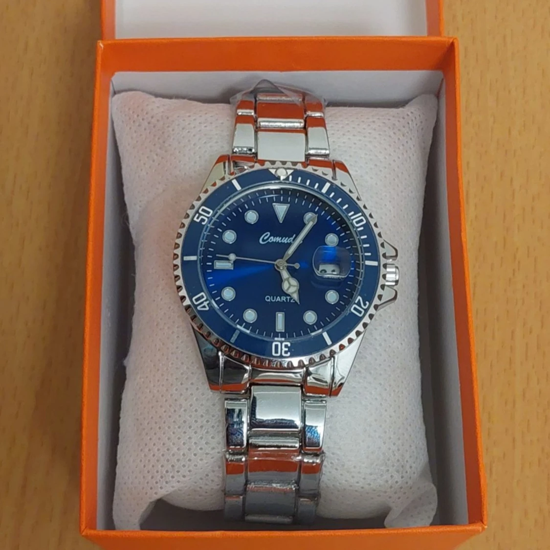 Blå klocka från Comuda - 90