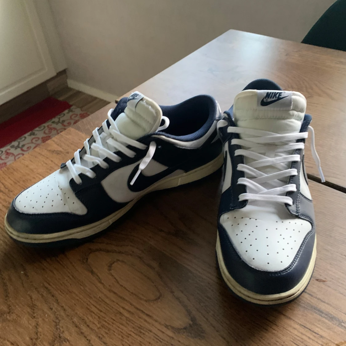 Nike Dunk i blått och vitt - 91