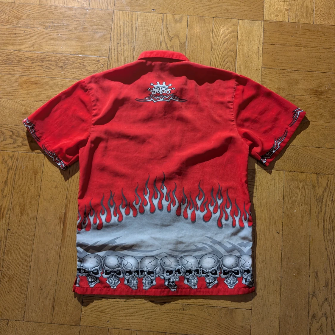 Röd vintage JNCO polo - 1