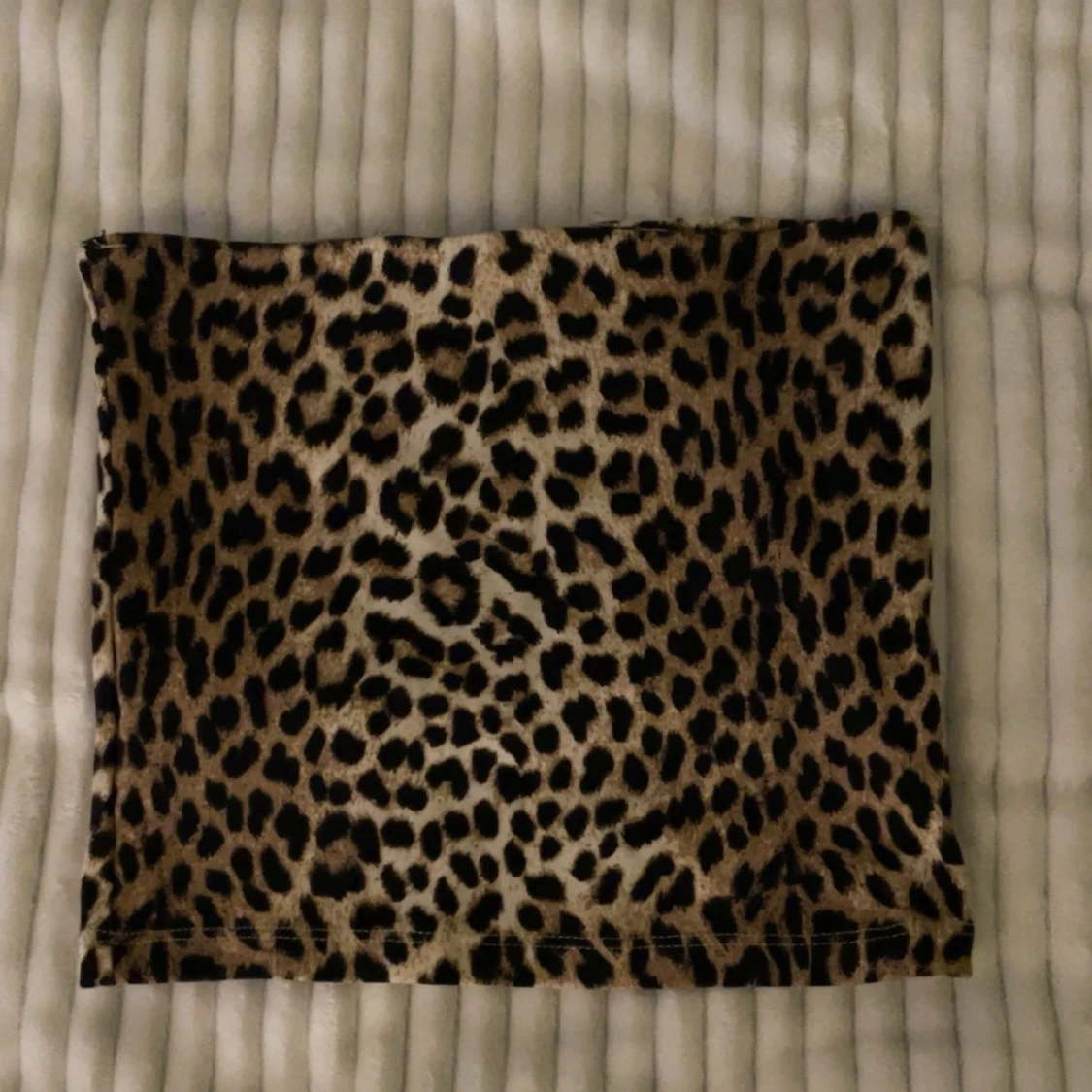 Leopardmönstrad tubtopp  - 2