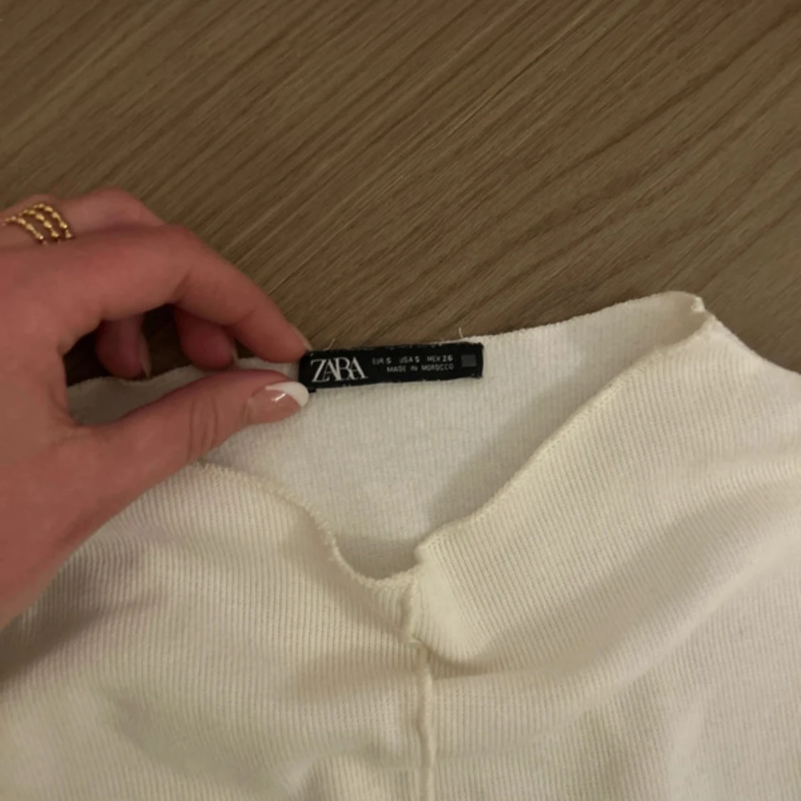 Vit långärmad tröja från Zara - 1