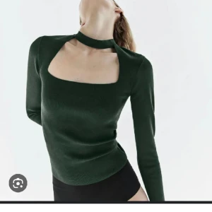 Zara tröja  - Grön zara tröja i storlek M 💕 fint skick 