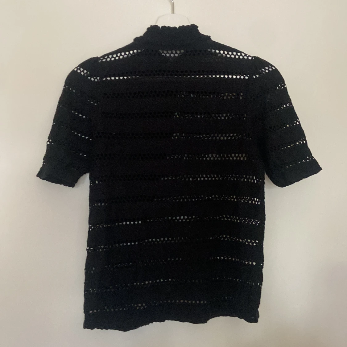 Svart see-through topp - 90