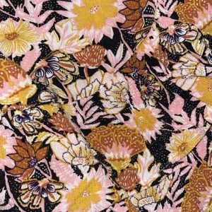 Mönstrad kjol - Mönstrad resår-kjol med volang, i fint skick, strl XS.