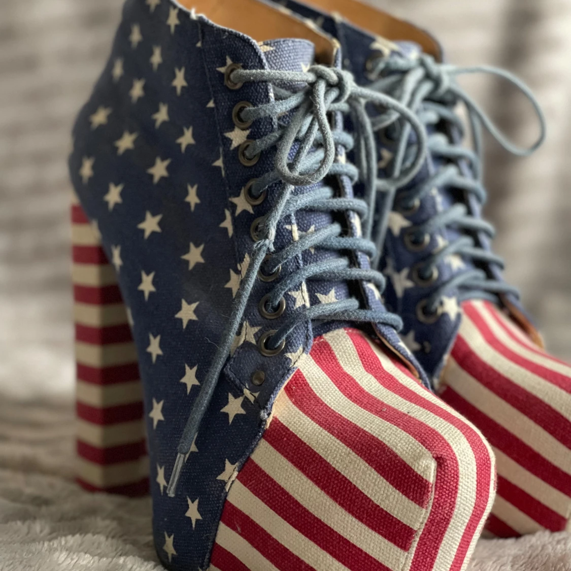 Klackskor amerikanska flaggan  - 90