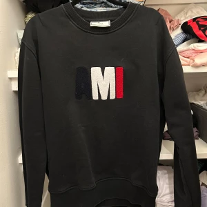 Ami Paris sweatshirt - Så snygg och unik tröja / sweatshirt / collegetröja från Ami Paris. Köpt för cirka 4000kr. Storlek S🇫🇷💞 