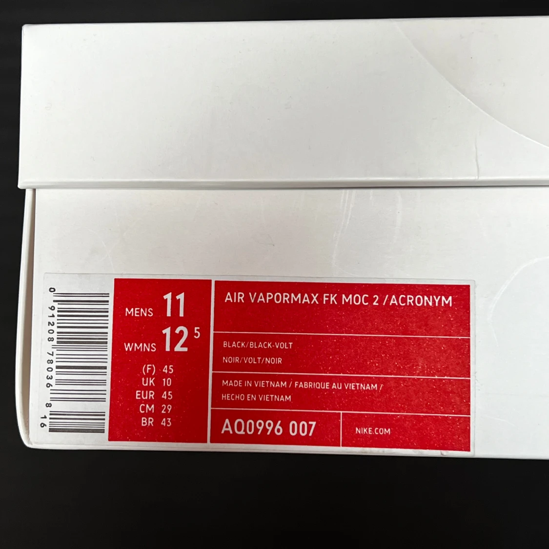 NIKE ACRONYM X AIR VAPORMAX MOC 2 'VOLT' - 3