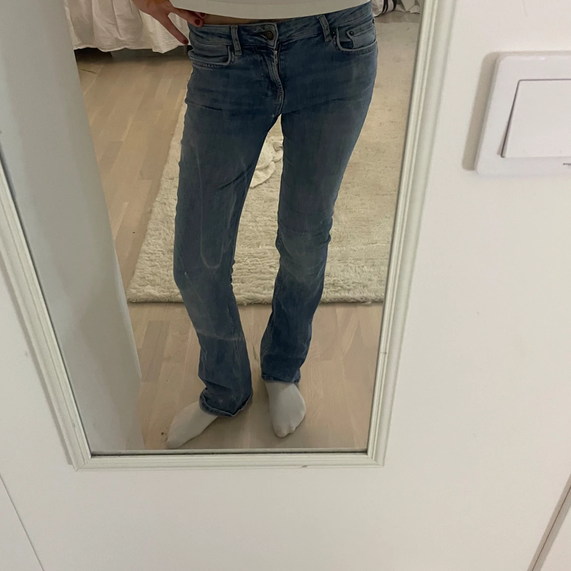  Lågmidjade bootcut jeans💕💕 - 91