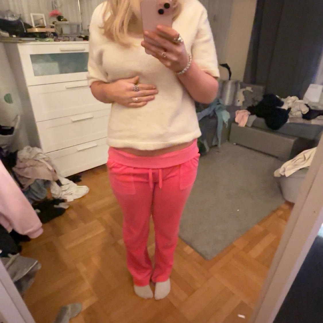 Rosa juicy byxor - 1