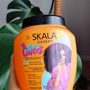 Skala Viral Brazilian curl cream. - 🧡 You can see my own hair in the second picture, these are the results I get when I use this curl cream 😍 It's truly amazing!   🥭 2 in 1, you can use this cream as an styler to define your curls or in the shower (I use it as both). ✨  🥭 The bottle is BIG! (1000g, 352oz). It is completely new, I'm still using my first bottle of Skala (I have another one, but it last forever) and that's why I am selling this one.   🧡 It smells amazing 😍 like a tropical island 🥭 It has many amazing ingredients! 