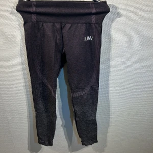 Svarta träningstights från ICANIWILL - Snygga svarta träningstights från ICANIWILL med ribbad midja och diskreta mönsterdetaljer. Perfekta för gymmet eller löprundan. Tightsen har en tight passform och är tillverkade i ett stretchigt material för bästa komfort.