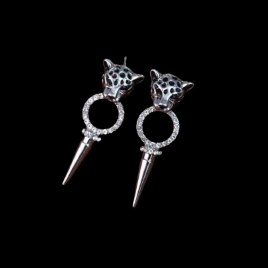 Leopard örhängen 