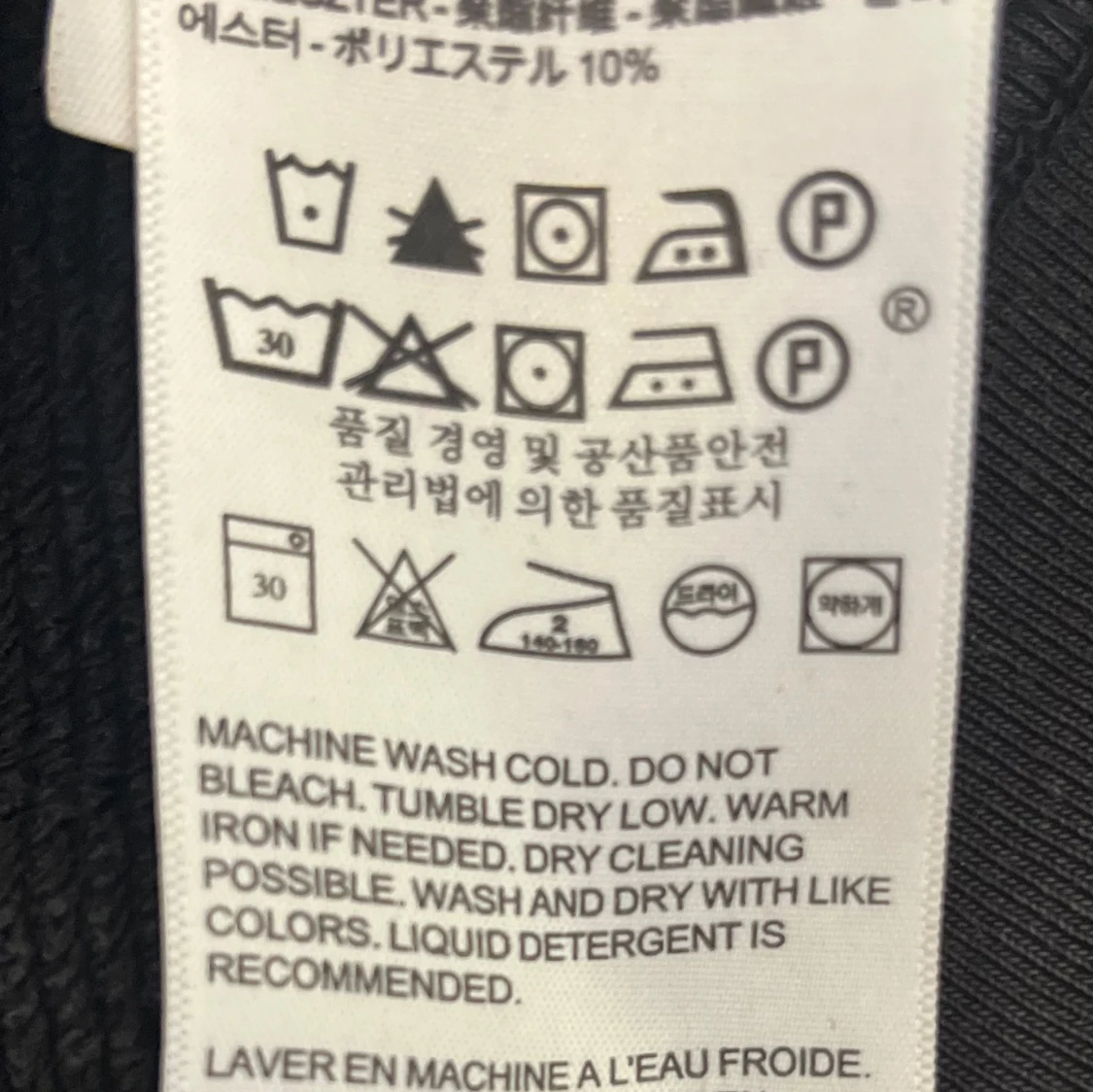 Svart Levi’s hoodie - 4