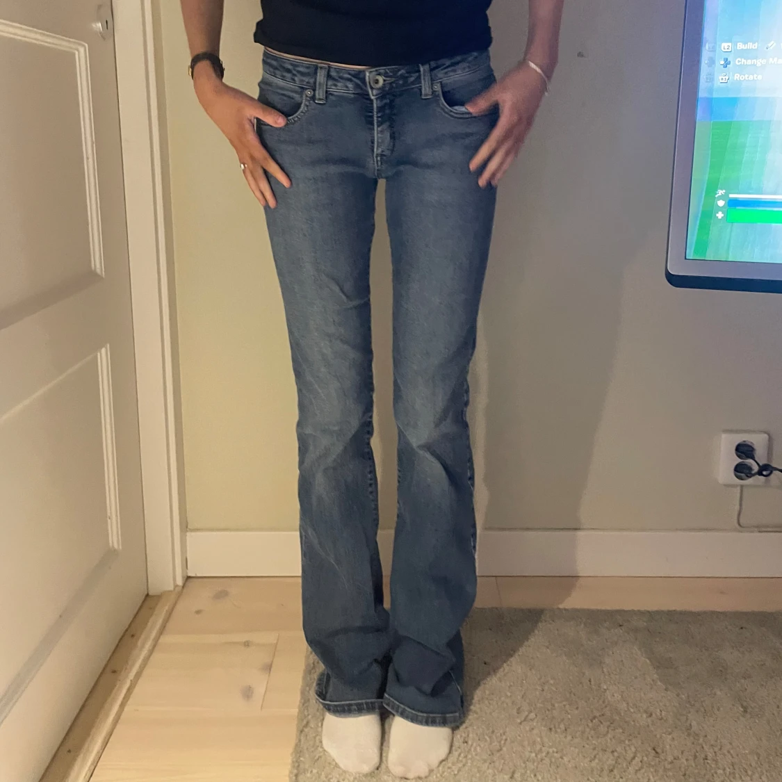Lågmidjade jeans 