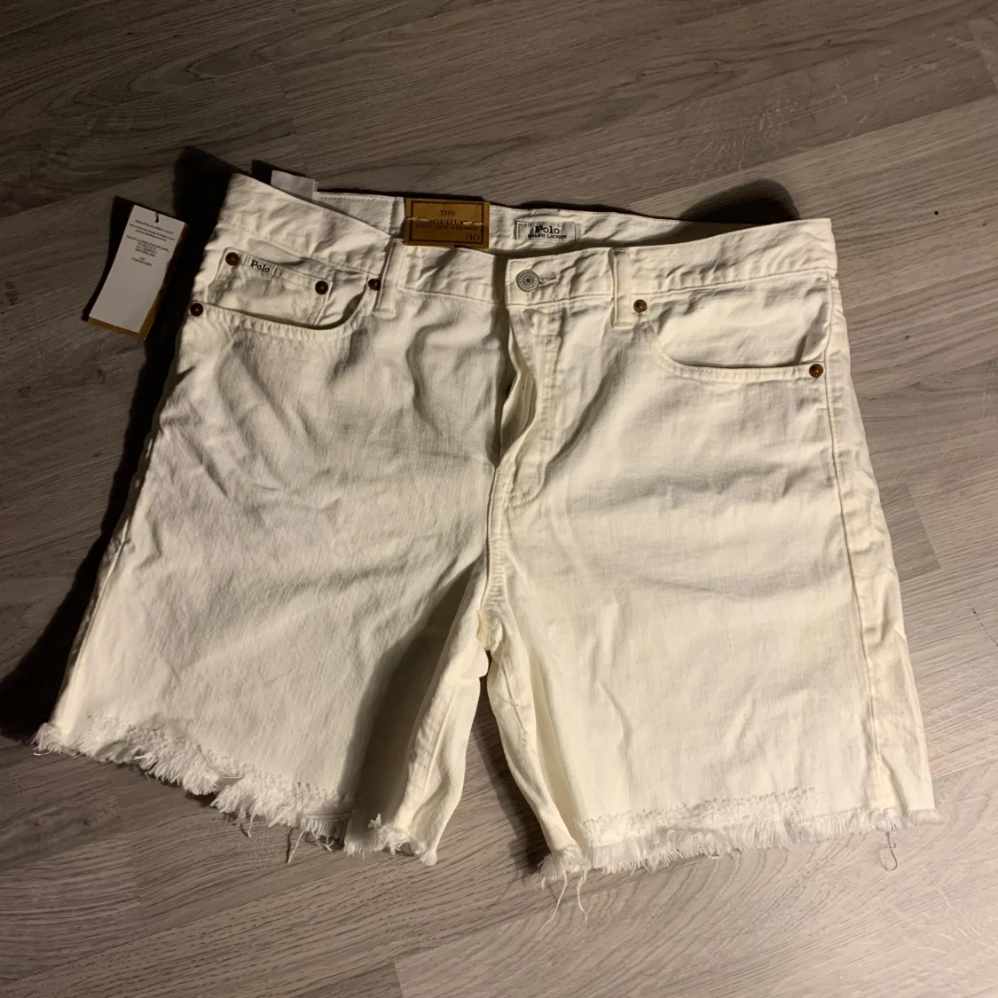 Vita jeansshorts från Polo Ralph Lauren