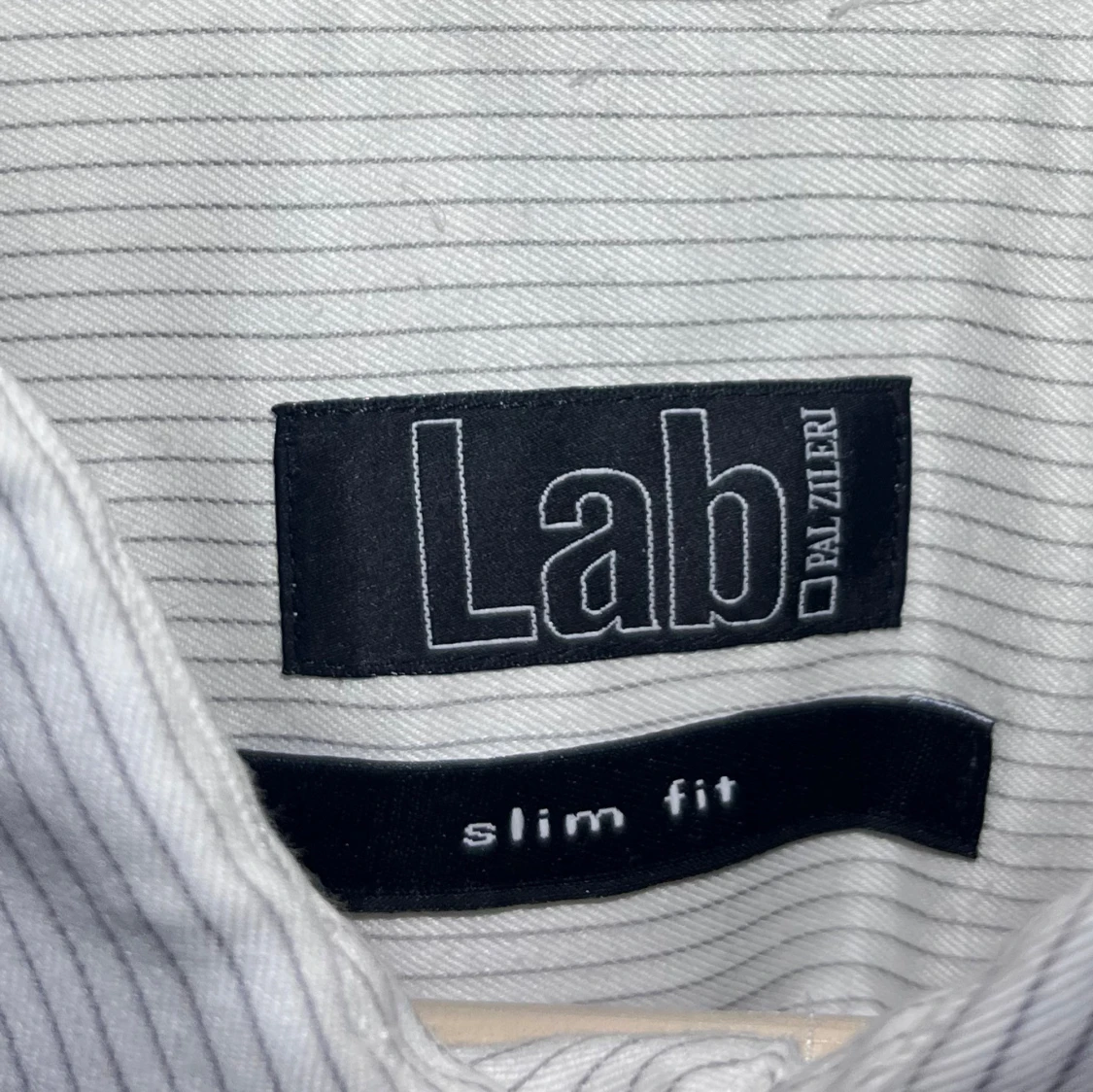 Vit och grå randig skjorta från Pal Zileri - 1