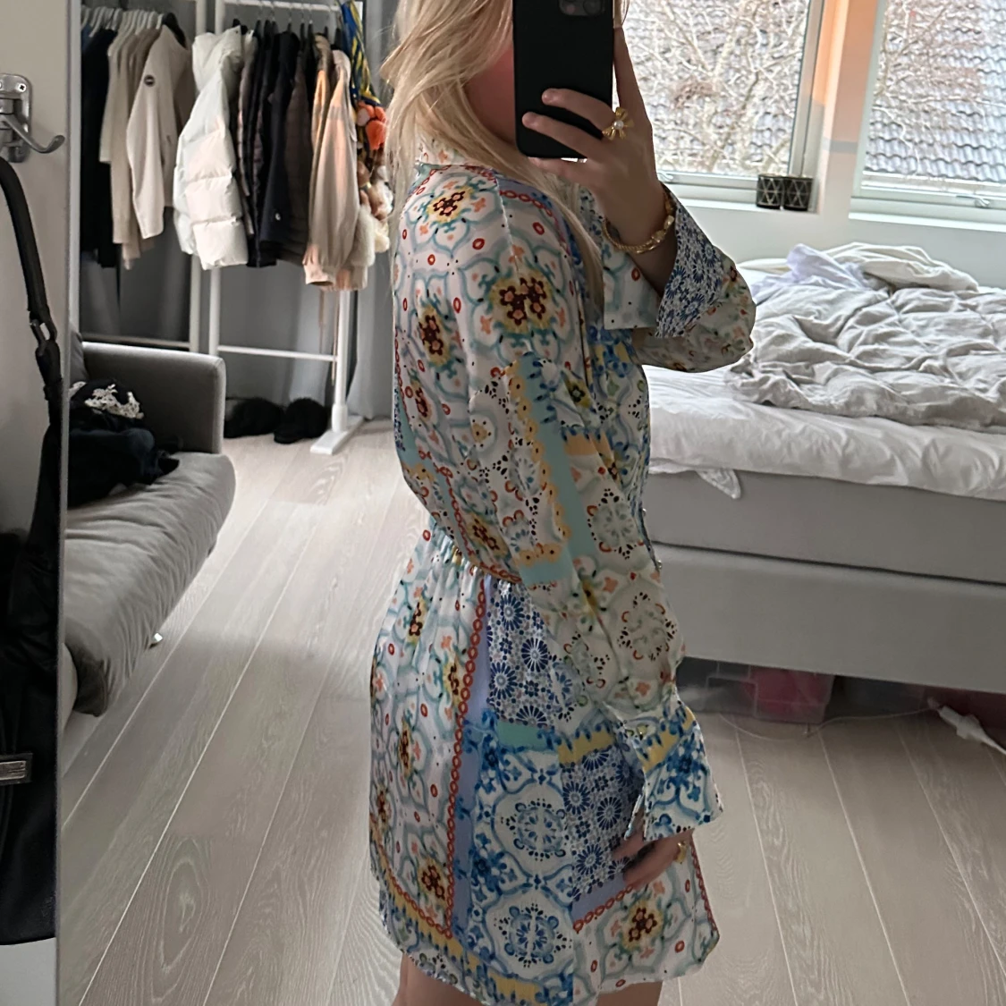 Mönstrad klänning från Zara - 93