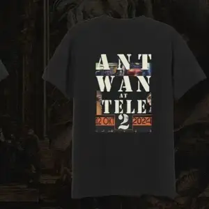 Ant wan merch 2024 med snyggt tryck på bak och framsida använd endast på konserten 