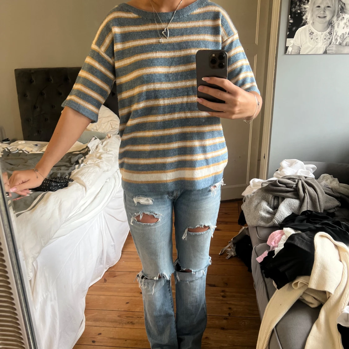 Stickad tröja  - 90