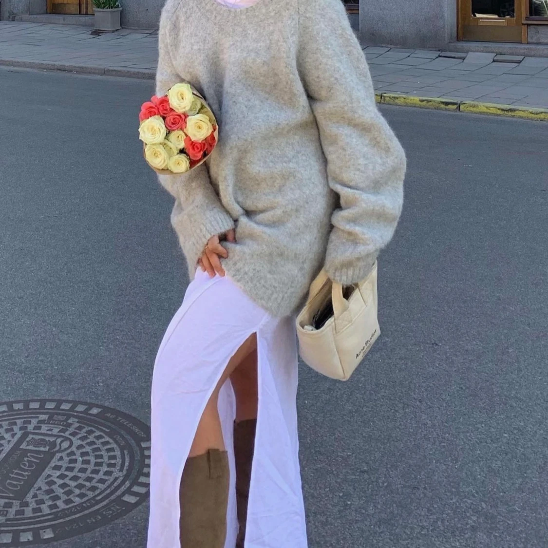 Oversize stickad tröja från LeGer - 91