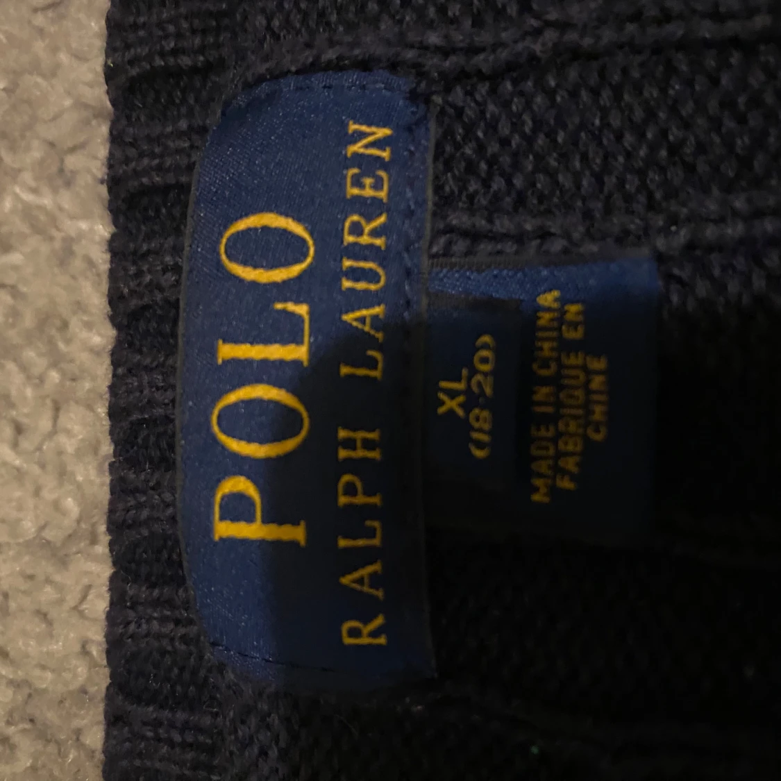 Stickad Ralph Lauren Tjocktröja - 92