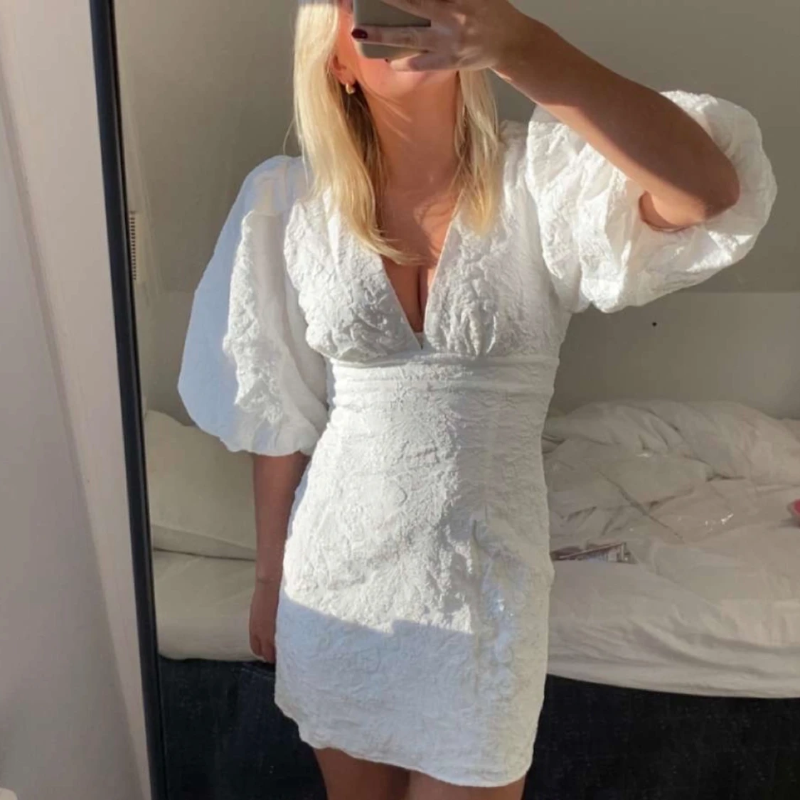 Vit klänning - 90