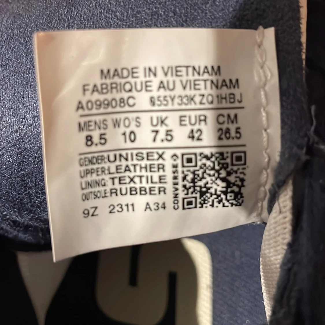 Blåa converse  - 29