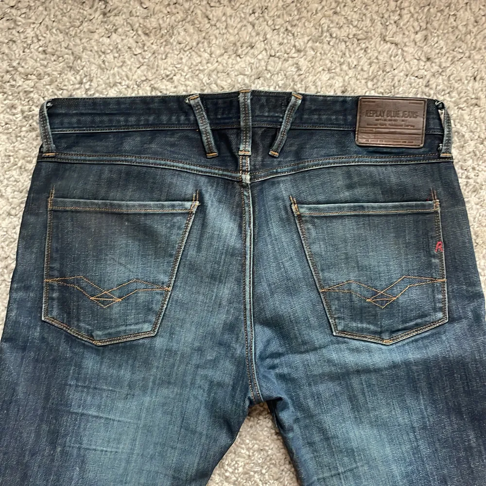 REPLAY Blue Jeans standard Tapered, Storlek W34/L34, Använd med några anmärkningar. . Jeans & Byxor.