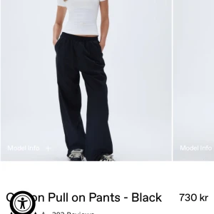 Adanola svarta bomullsbyxor  - Adanola bomullsbyxor i storlek S. Använda men i bra skick, en aningens urtvättade!  Nypris 730kr 