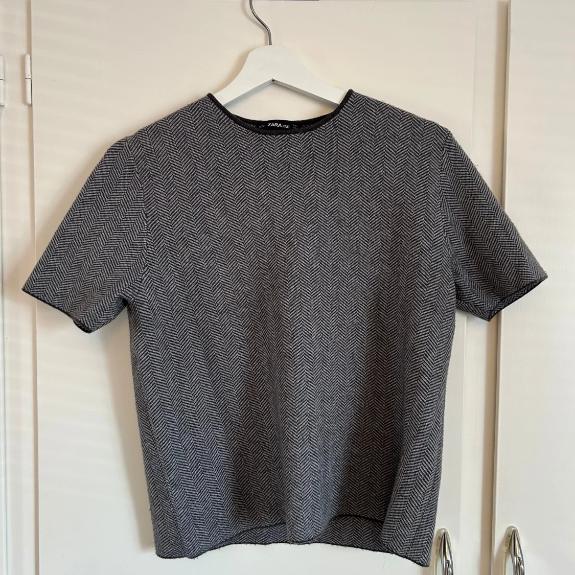 Zara stickad tshirt