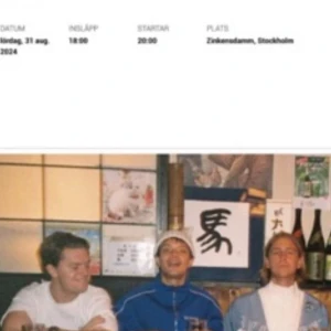 Hov1 biljett för billigare pris! - Säljer en hov1 biljett tills på lördag i Stockholm/zinkendam pga att jag inte kan gå❤️ kontakta mig om du är intresserad!