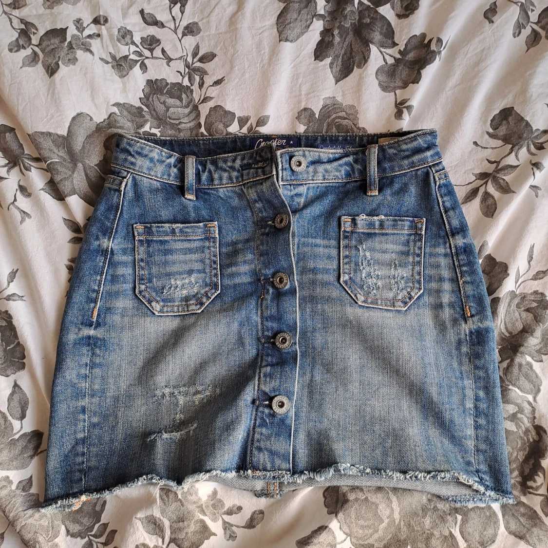 Mini jeans kjol
