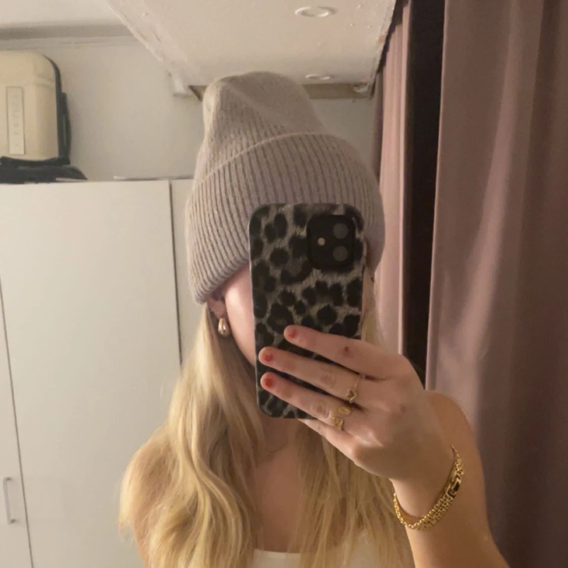 Mockabrun mössa  - 90