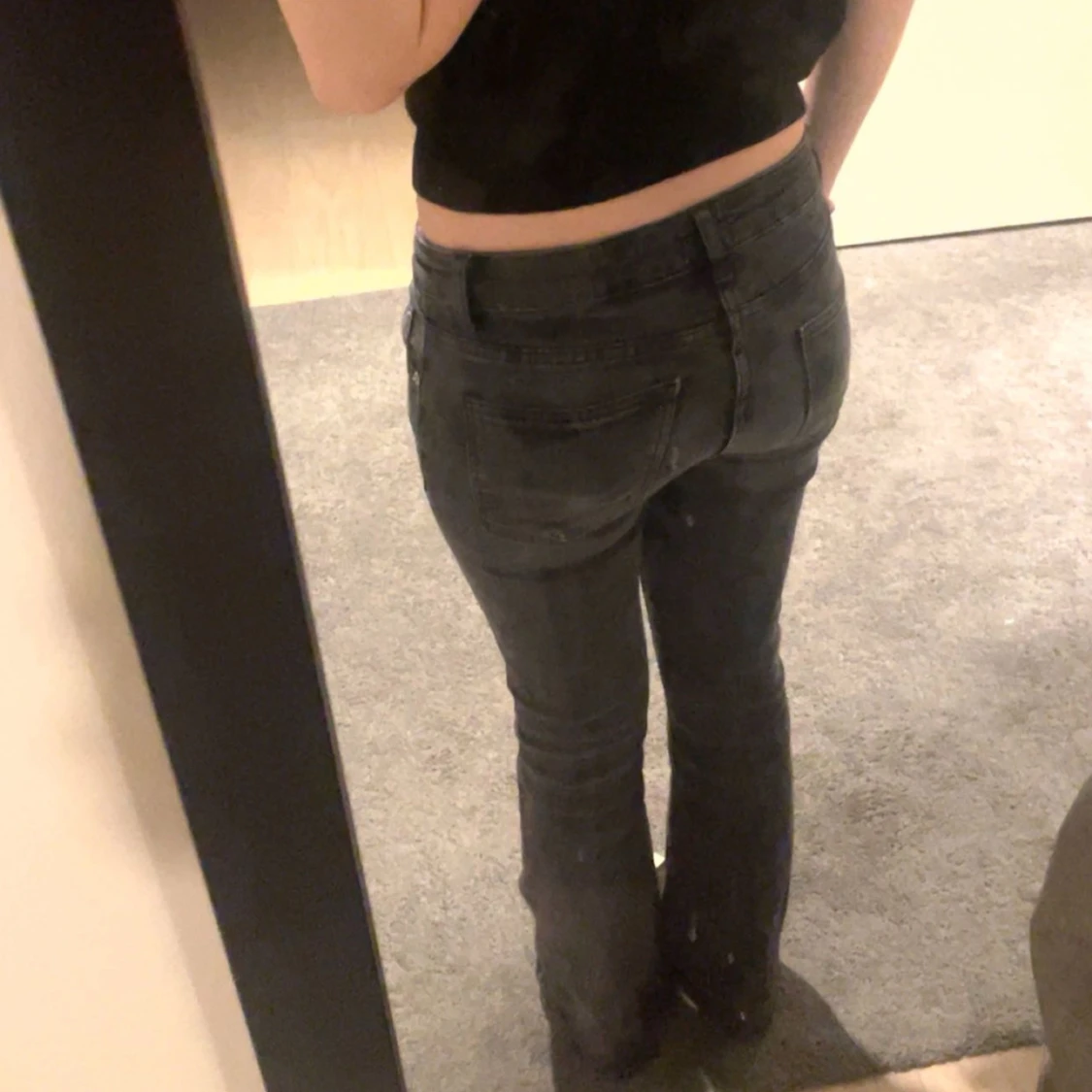 Lågmidjade bootcut jeans  - 90