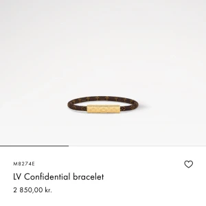 LV confidential bracelet - Intressekoll på mitt armband som inte kommer till användning. Box, påse, kort, påse och qr kod medföljer🥰säljer vid bra bud