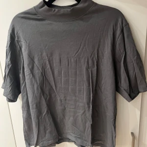 Grå polo T-shirt - Använd fåtal gånger, normal i storleken
