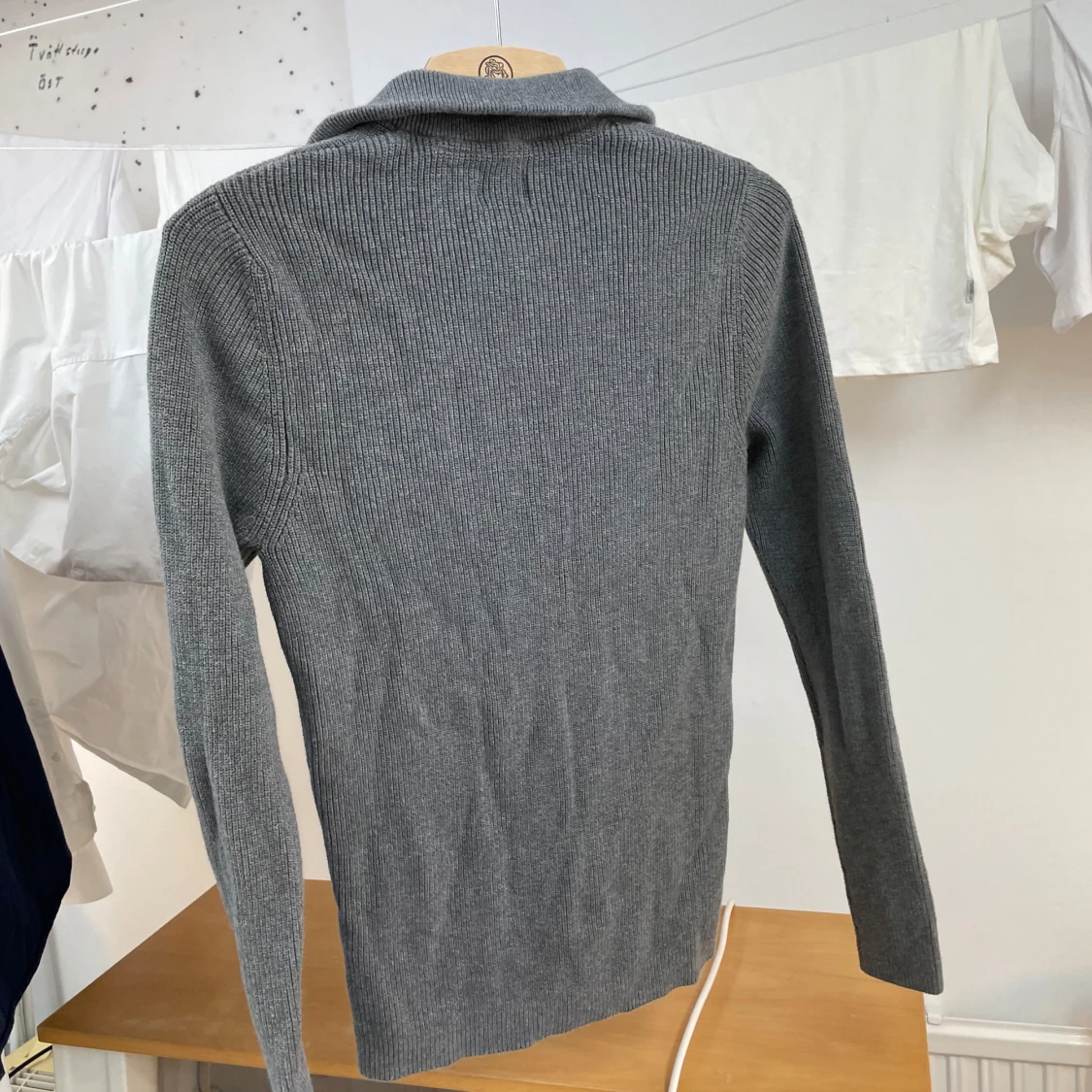 Grå stickad kofta Jack and Jones - 90