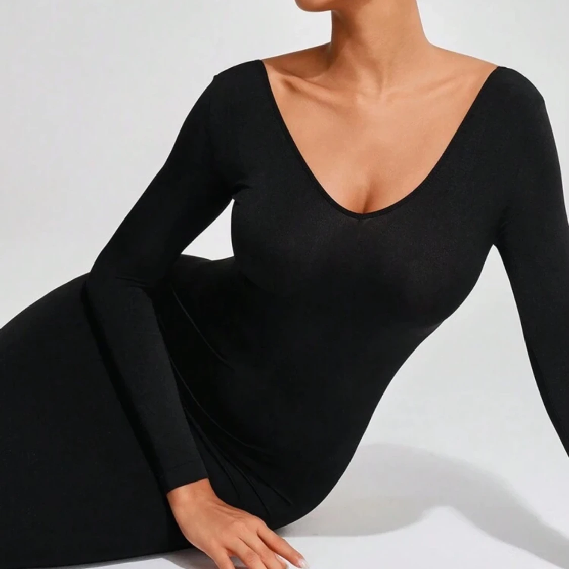 Sleek Bodycon Dress with Shaping Fit - 2