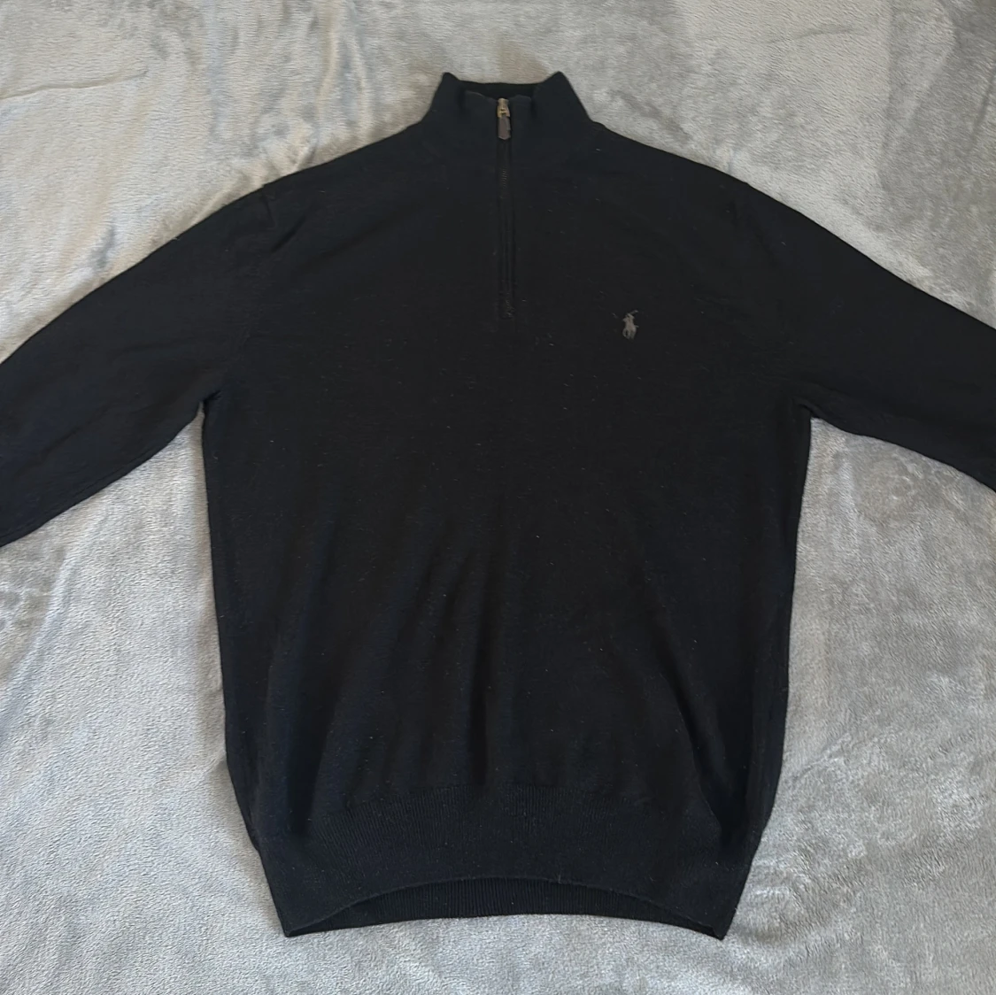 Svart halvzip tröja från polo ralph lauren