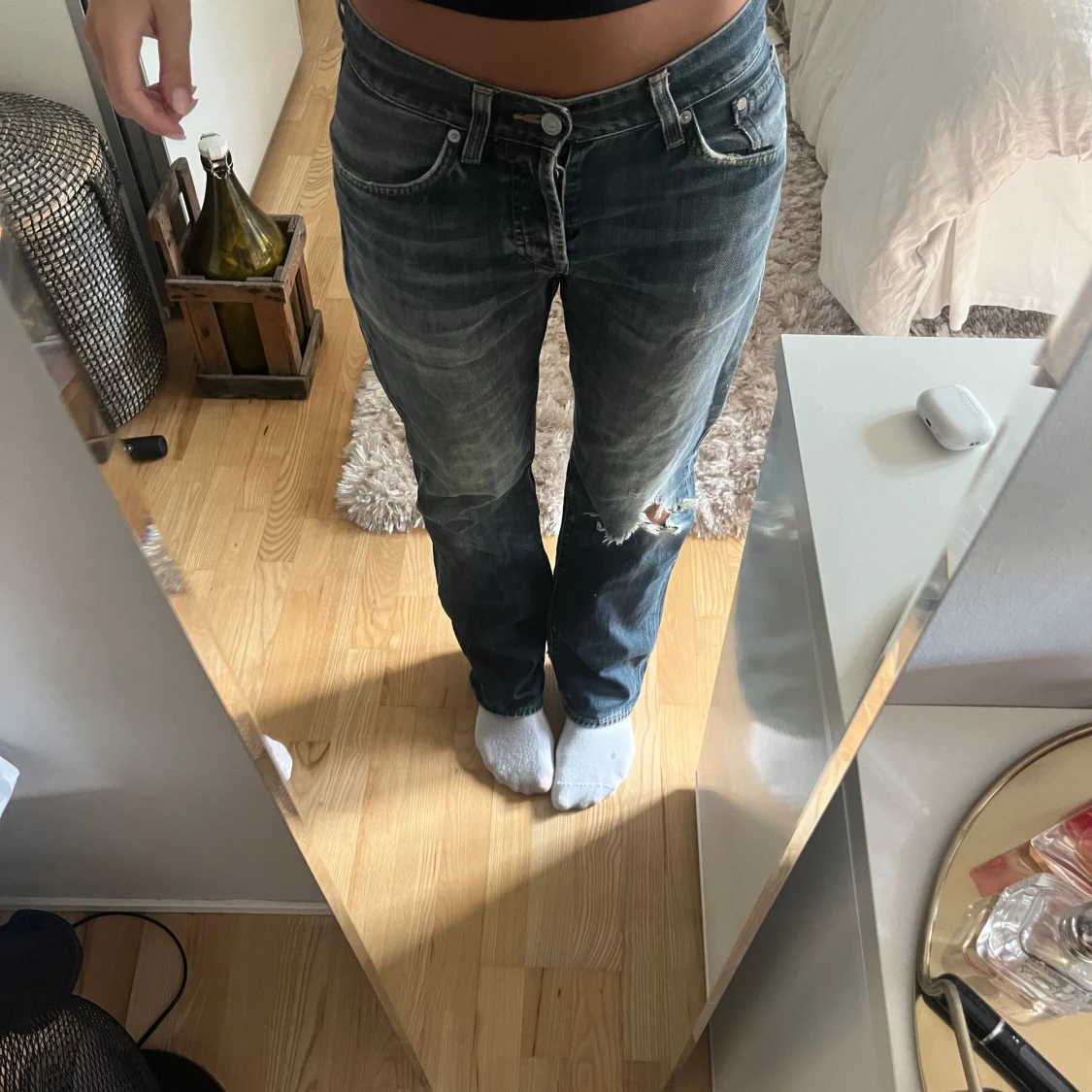 Lågmidjade jeans  - 91
