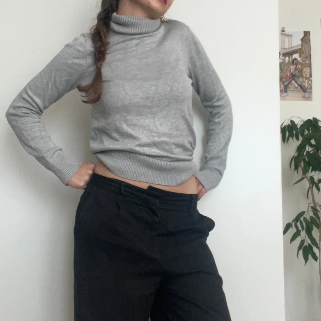 Grå polotröja från Saint