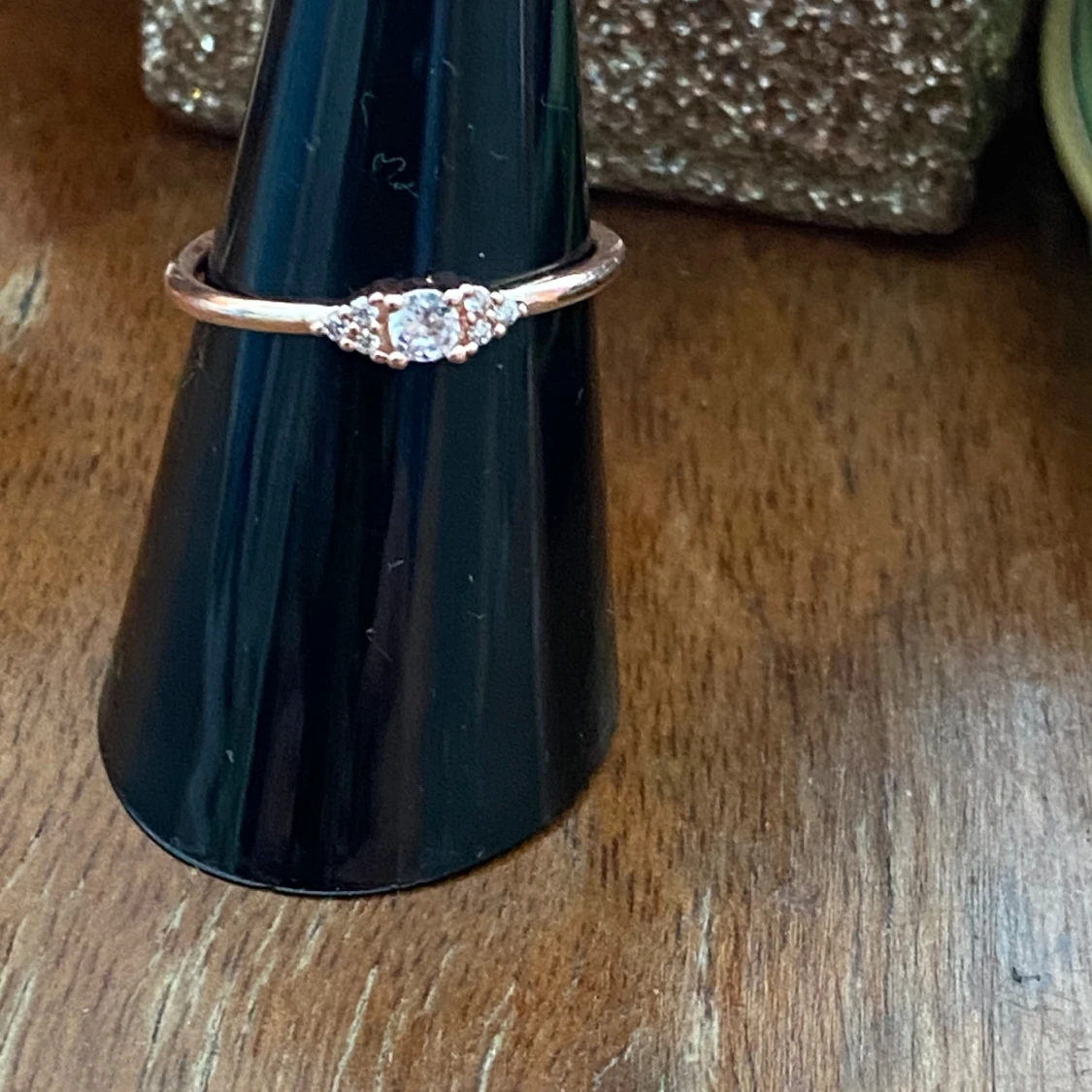 Guldpläterad ny ring - 90