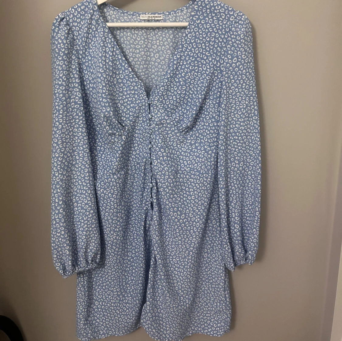 Blå klänning  - 90